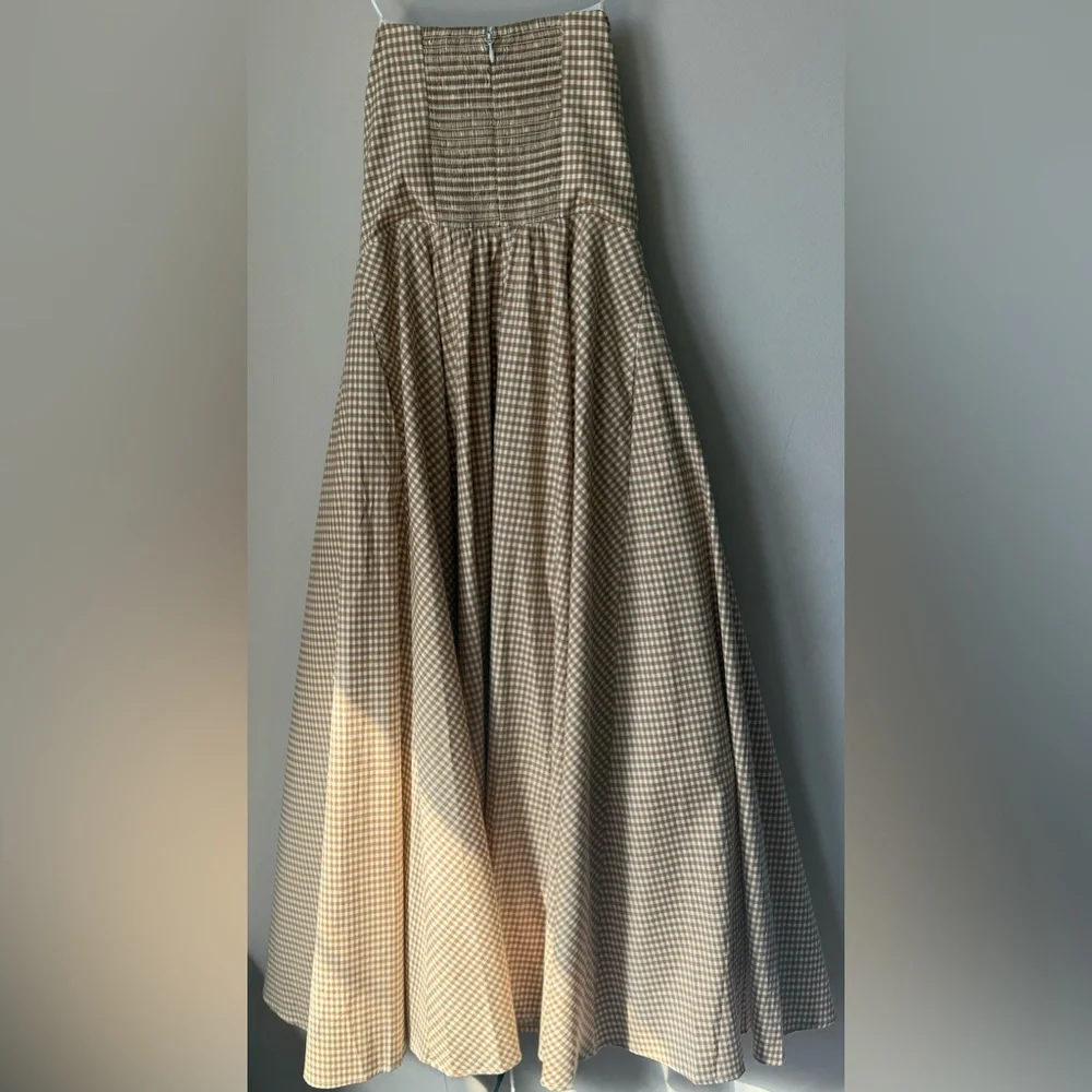 Reformation Astoria Dress in Anzo Check sz 6 - Picture 3 of 4